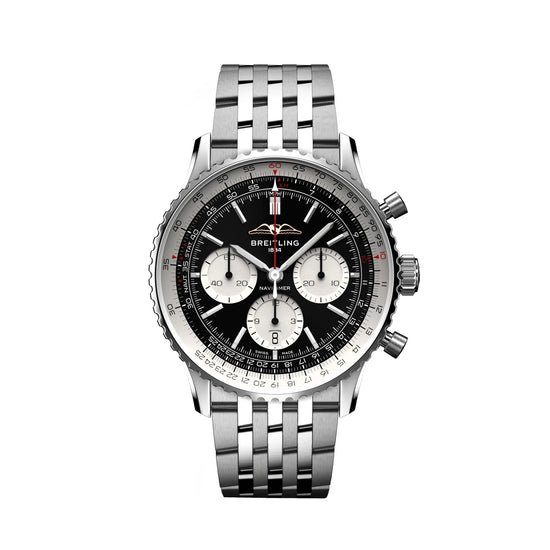 Breitling Replica Watch Navitimer B01 Chronograph 43, Stainless Steel, AB0138211B1A1,