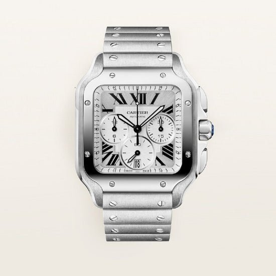 Cartier Replica Watch Santos de Cartier Replica Watch, Stainless Steel, 47mm x 39.8mm, WSSA0083