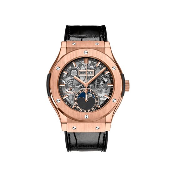 Hublot Replica Watch Classic Fusion Aerofusion Moonphase King Gold 42mm, 547.OX.0180.LR