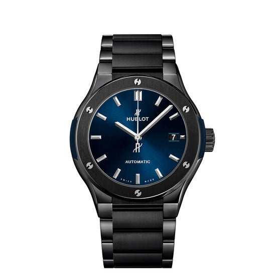 Hublot Replica Watch Classic Fusion Automatic 45mm Ceramic Blue, 510.CM.7170.CM