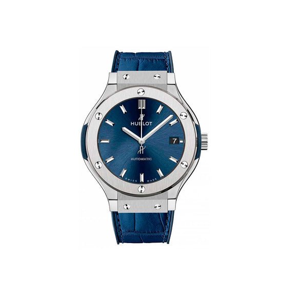 Hublot Replica Watch Classic Fusion Titanium Blue 38mm, 565.NX.7170.LR