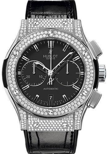 Replica Hublot Classic Fusion 45mm Chronograph Titanium Watch 521.NX.1170.LR.1704