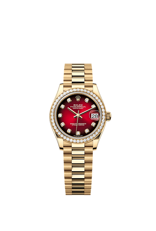 Rolex Replica Watch Datejust 31, 18k Yellow Gold, Diamond, 278288rbr-0041