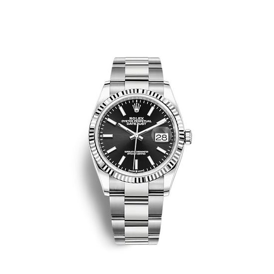 Rolex Replica Watch Datejust 36 Oystersteel and white gold 126234-0016