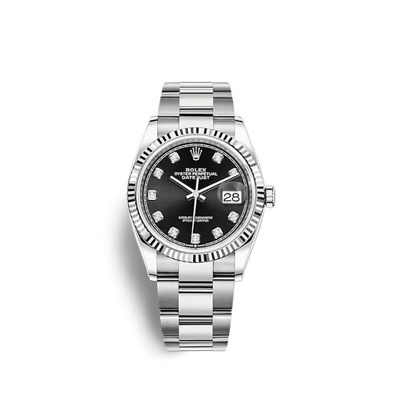 Rolex Replica Watch Datejust 36 Oystersteel and white gold 126234-0028