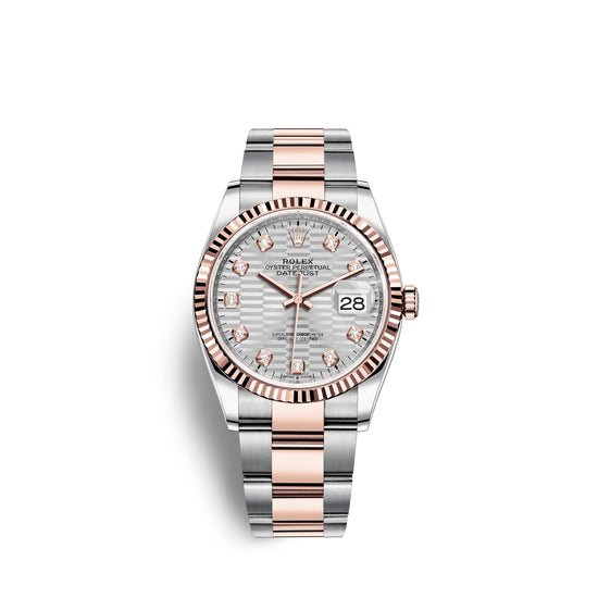 Rolex Replica Watch Datejust 36mm, Oystersteel and 18k Everose Gold, 126231-0040
