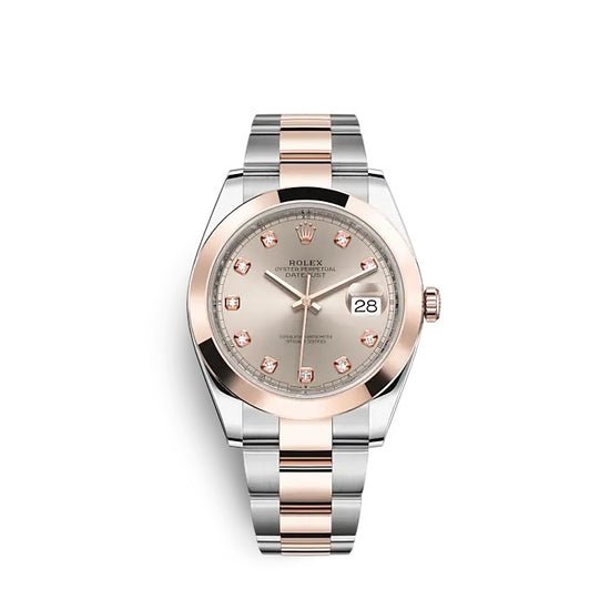 Rolex Replica Watch Datejust 41 Oystersteel and Everose gold 126301-0007