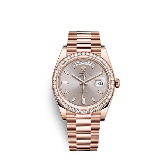 Rolex Replica Watch Day-Date 40 Everose gold 228345RBR-0007