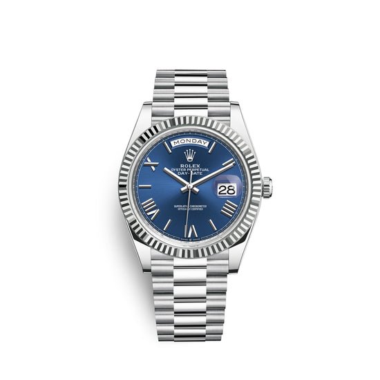 Rolex Replica Watch Day-Date, 40mm, Platinum, 228236-0007