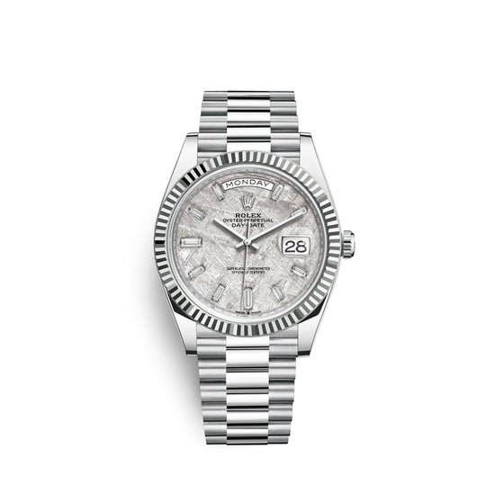 Rolex Replica Watch Day-Date, 40mm, Platinum, 228236-0011