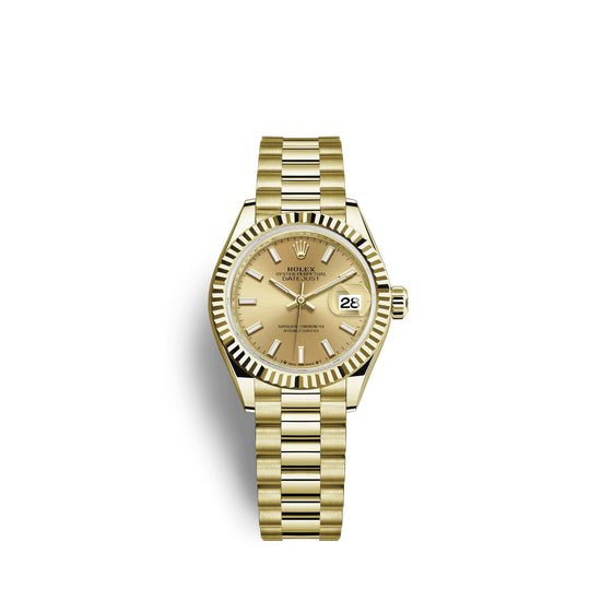 Rolex Replica Watch Lady-Datejust 28, 18k Yellow Gold, 279178-0001