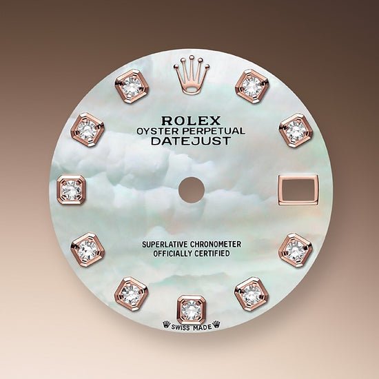 Rolex Replica Watch Lady-Datejust 28, Oystersteel and 18k Everose Gold, 279171-0014