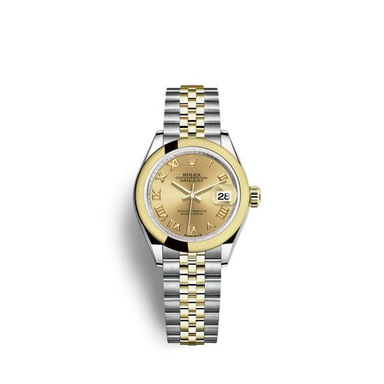 Rolex Replica Watch Lady-Datejust 28, Oystersteel and 18k Yellow Gold, 279163-0009