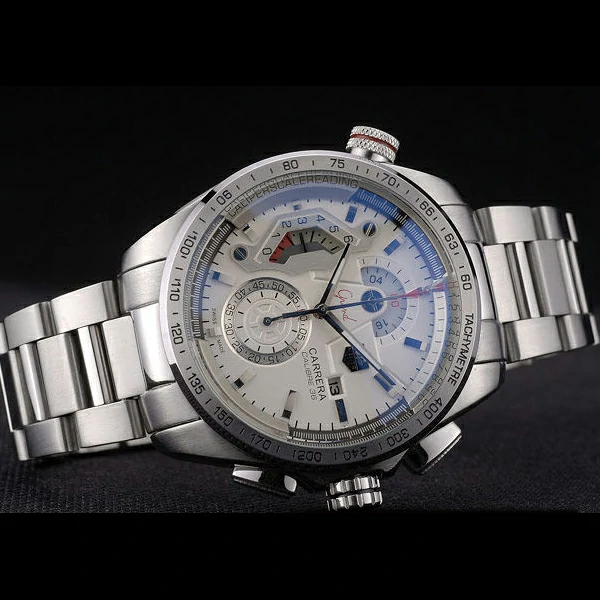 Tag Heuer Carrera Calibre 36 Stainless Steel Strap White Dial new59060