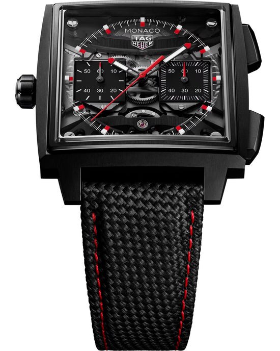 TAG Heuer Monaco Evergraph Automatic 40mm Titanium coated with black DLC, CEW5180.FT8122