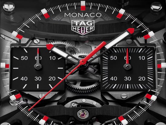 TAG Heuer Monaco Evergraph Automatic 40mm Titanium coated with black DLC, CEW5180.FT8122